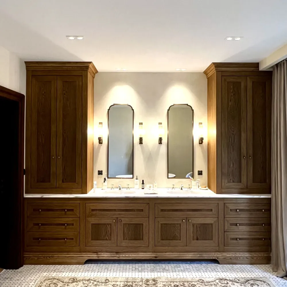 Meuble de salle de bain de face