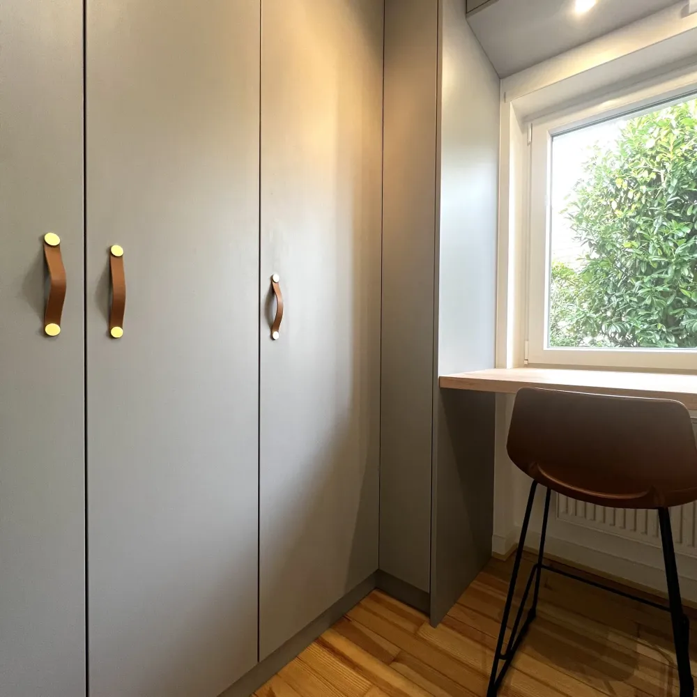 Détail portes dressing et bureau