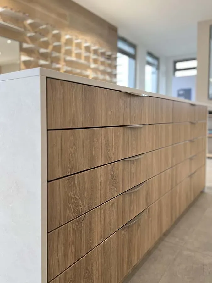 Vue rapprochée d'une commode